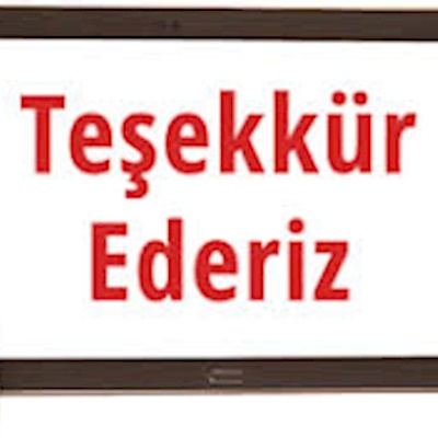TEŞEKKÜRLER 